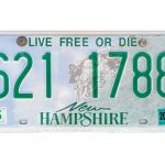 A New Hampshire license plate with the date it ratified the US Constitution for use in the US State Nicknames and Slogans page